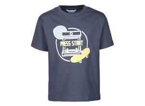 8445865184298 - - T-Shirt PRESS START in dunkelblau Gr116 8445865184298 - - T-Shirt PRESS START in dunkelblau Gr116