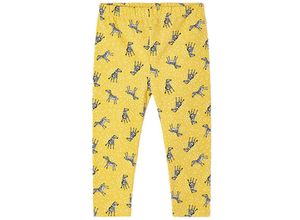8445865225243 - - Leggings ZEBRA in honiggelb Gr110