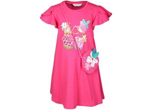 8445865241175 - - Kurzarm-Kleid BAG & FRUITS in fuchsia Gr116