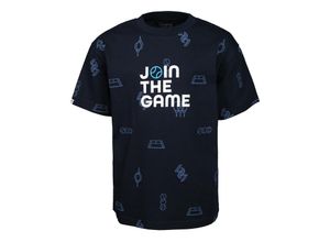8445865247962 - - T-Shirt JOIN THE GAME in marineblau Gr140
