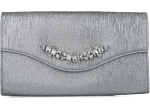 8445903240177 - Abendtasche Melange Strass für Damen silber