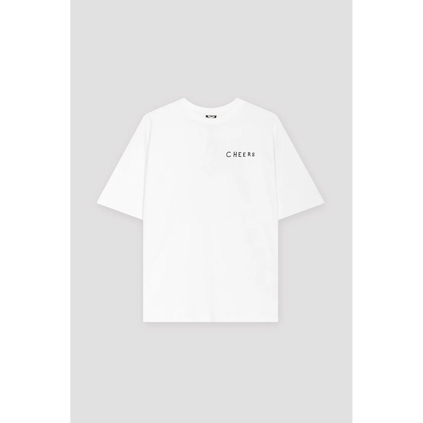 8447221081210 - T-Shirt blanc en coton Cheers