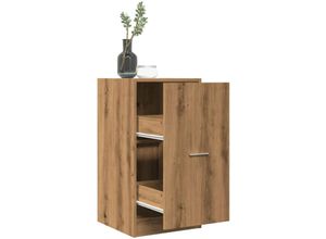 8447299764435 - Apothekerschrank Artisan-Eiche 40x41x775 cm Holzwerkstoff 8447299764435 - Apothekerschrank Artisan-Eiche 40x41x775 cm Holzwerkstoff