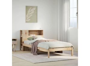 8447299786031 - Torana - Massivholzbett mit Regal ohne Matratze 100x200 cm Kiefer