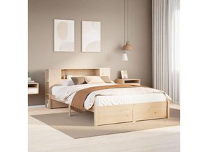 8447299786178 - Torana - Massivholzbett mit Regal ohne Matratze 140x200 cm Kiefernholz 8447299786178 - Torana - Massivholzbett mit Regal ohne Matratze 140x200 cm Kiefernholz