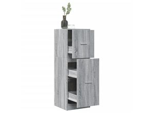 8447299790595 - Torana - Apothekerschrank Grau Sonoma 40x41x118 cm Holzwerkstoff