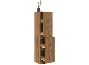 8447299810705 - Torana - Apothekerschrank Artisan-Eiche 40x41x1745 cm Holzwerkstoff