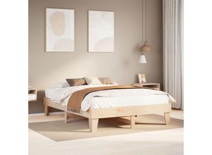 8447299819753 - Torana - Massivholzbett ohne Matratze 140x190 cm Kiefernholz