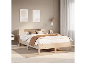 8447299832349 - Torana - Massivholzbett mit Regal ohne Matratze 150x200 cm Kiefer