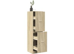 8447299842904 - Torana - Apothekerschrank Sonoma-Eiche 40x41x1445 cm Holzwerkstoff