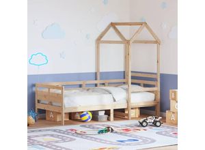 8447299853023 - Torana - Tagesbett mit Dach 90x190 cm Massivholz Kiefer