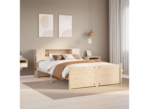 8447299860519 - Torana - Massivholzbett mit Regal ohne Matratze 150x200 cm Kiefer 8447299860519 - Torana - Massivholzbett mit Regal ohne Matratze 150x200 cm Kiefer
