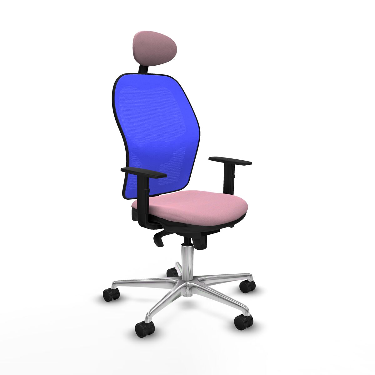 8447454339027 - Bürostuhl mit Kopfstütze Jorquera Piqueras y Crespo 1D086N1 Rosa