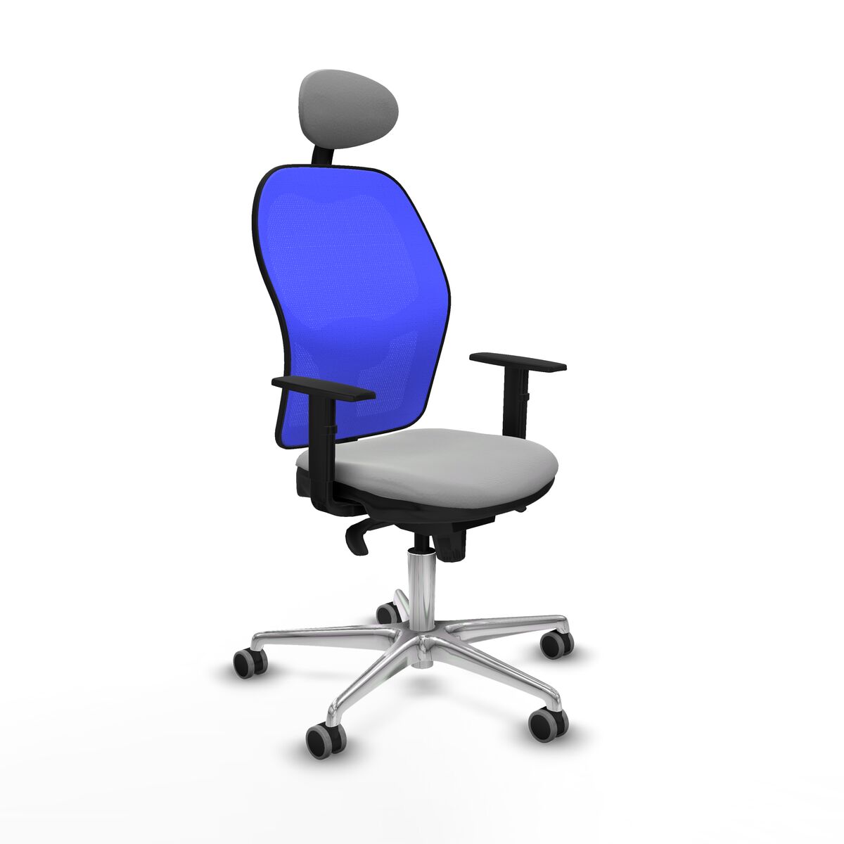8447454345479 - Office Chair with Headrest Jorquera Piqueras y Crespo 1D086G1 Light grey