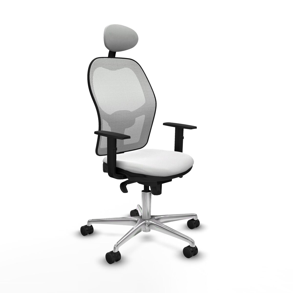 8447454348388 - Bürostuhl mit Kopfstütze Jorquera Piqueras y Crespo 1D086N1 Weiß