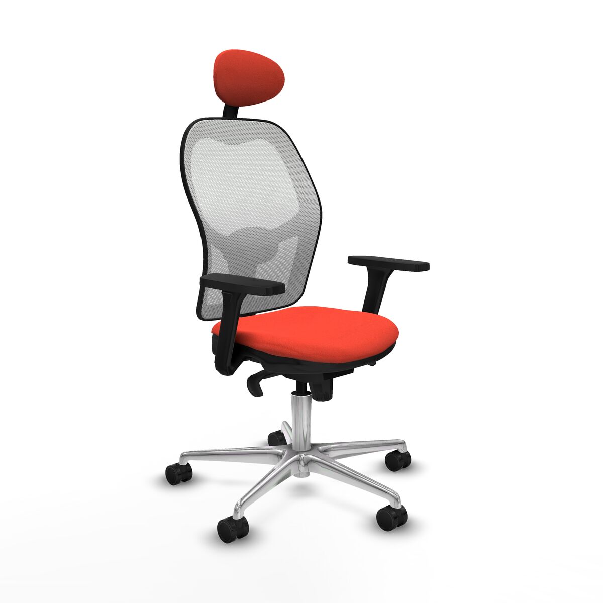8447454351500 - Bürostuhl mit Kopfstütze Piqueras y Crespo 3D086N1 Dunkelorange