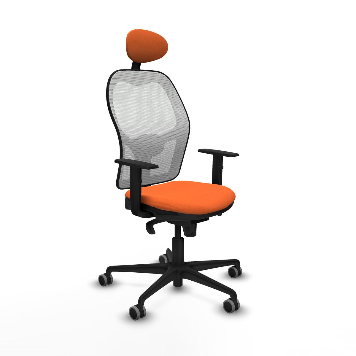 8447454351531 - Bürostuhl mit Kopfstütze Jorquera Piqueras y Crespo 1D036G1 Orange
