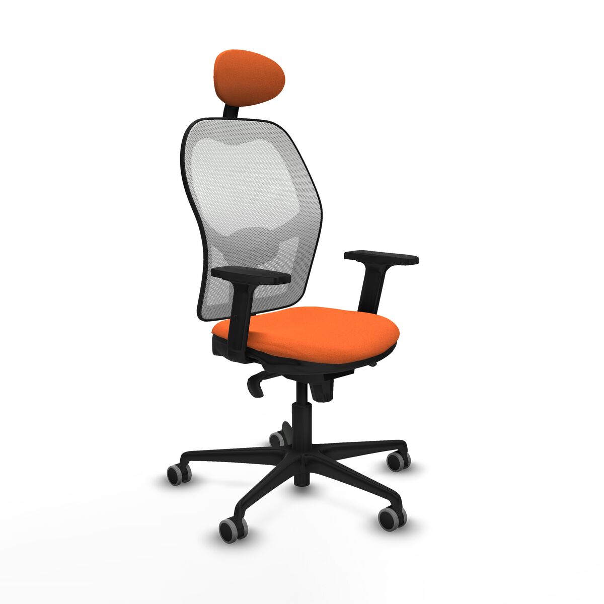 8447454351654 - Bürostuhl mit Kopfstütze Piqueras y Crespo 2D036G1 Orange