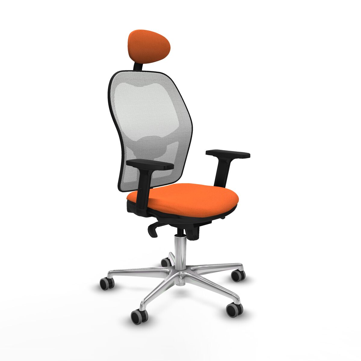 8447454351715 - Bürostuhl mit Kopfstütze Piqueras y Crespo 2D086G1 Orange