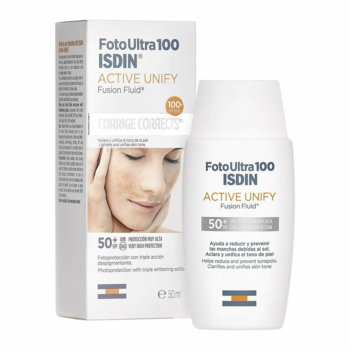 8470001710529 - Sonnenschutzcreme für das Gesicht Foto Ultra 100 Active Unify Antifleckenbehandlung Spf 50+ (50 ml)