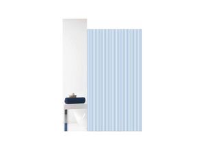 8590507923398 - Vertical Duschvorhang 180 x 200 cm Weiß Blau-17541145 - Grund