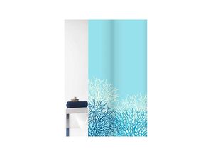 8590507923473 - Reef Duschvorhang 180 x 200 cm Weiß Blau-17538145 - Grund