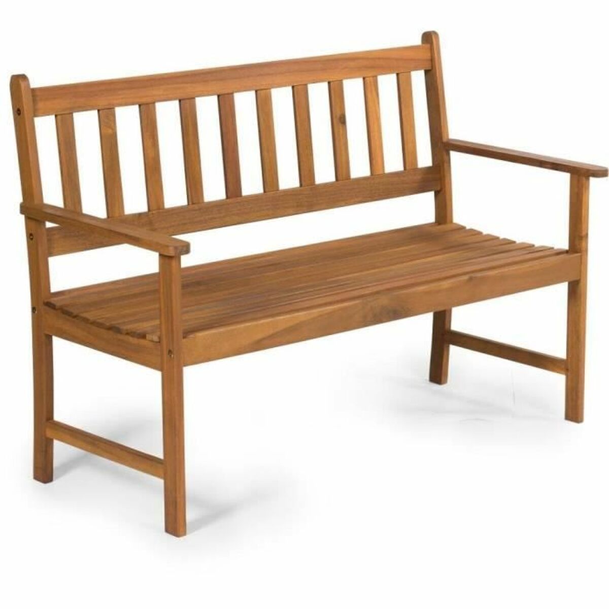 8590669180431 - Bank FDZN 4013-T Braun Akazienholz 122 x 57 x 85 cm