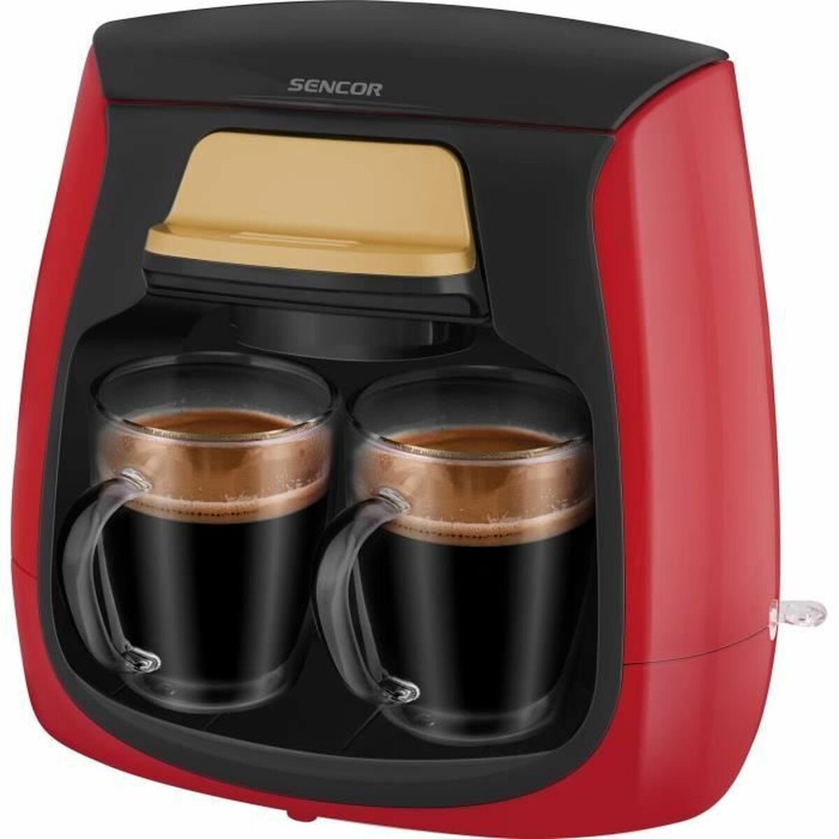 8590669269532 - Filterkaffeemaschine SCE 2101RD Rot rouge noir 500 W 8590669269532 - Filterkaffeemaschine SCE 2101RD Rot rouge noir 500 W