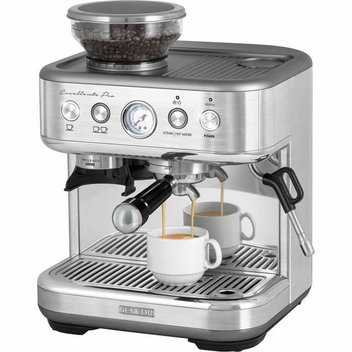 8590669318155 - Superautomatische Kaffeemaschine SES 6010SS Grau 15 bar 8590669318155 - Superautomatische Kaffeemaschine SES 6010SS Grau 15 bar