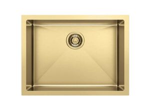 8590913964466 - Abwäschen - Spüle 60x45cm Gold matt ZN6045Z - Sapho