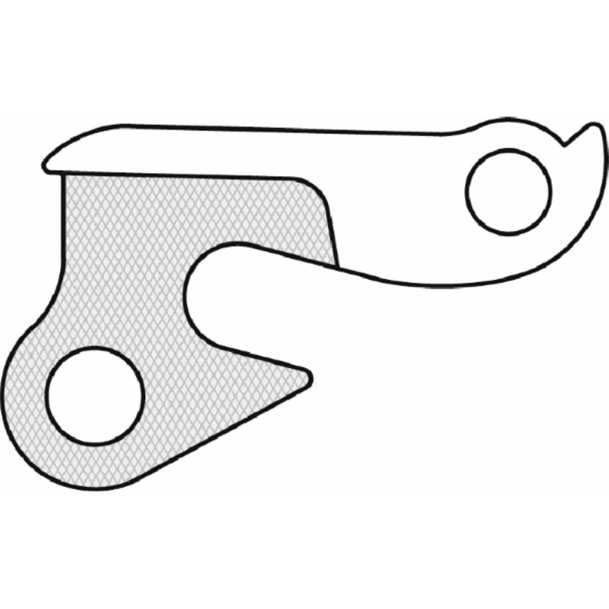 8590966390182 - Schaltauge GH-018 aus leichtem und robustem Aluminium für Fahrrad