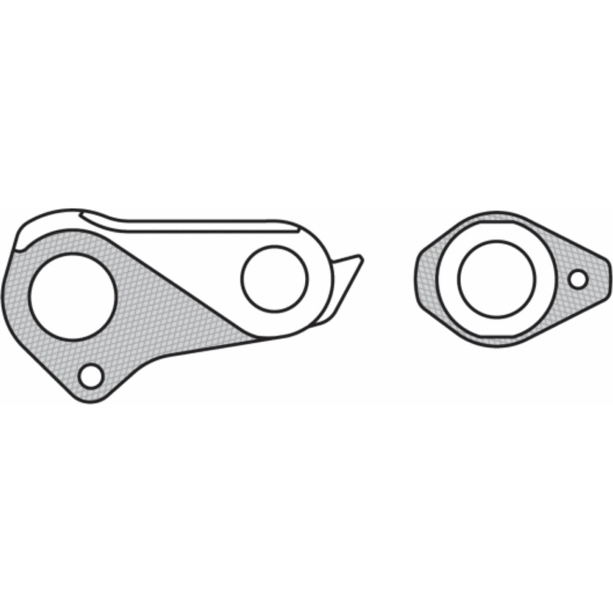 8590966391837 - Schaltauge GH-183 aus robustem und leichtem Aluminium für Fahrrad