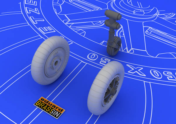 8591436480587 - Messerschmitt Bf 109 E - Wheels [Eduard]