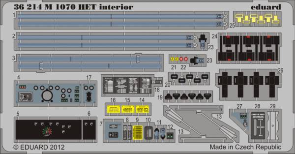 8591437312146 - M 1070 HET - Interior [HobbyBoss]