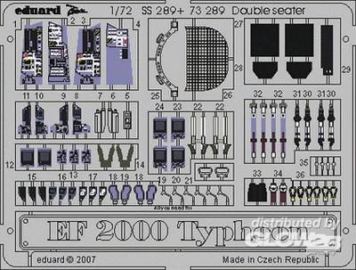 8591437372898 - SS289 - EF 2000 Typhoon Double seater für Revell-Bausatz in 172 8591437372898 - SS289 - EF 2000 Typhoon Double seater für Revell-Bausatz in 172