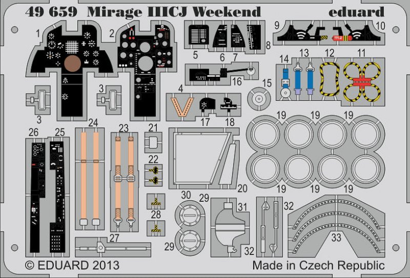 8591437496594 - Mirage IIICJ - Weekend Edition [Eduard]