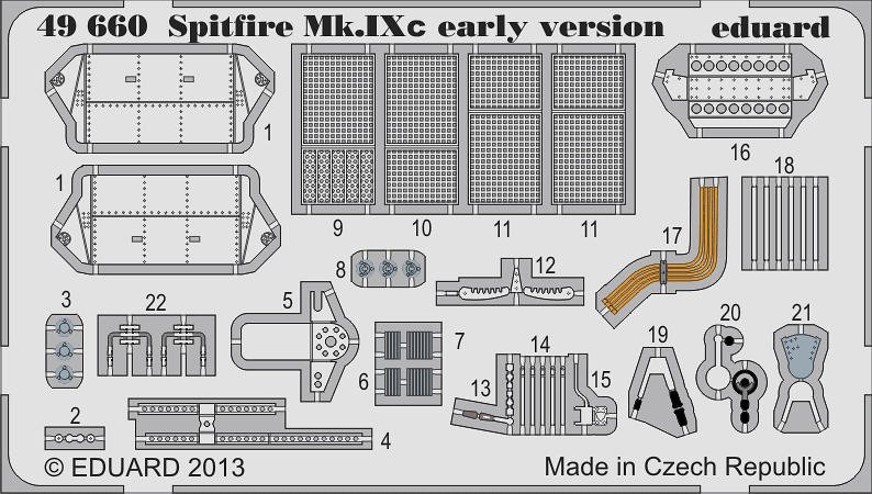 8591437496600 - Spitfire MkIXc early version [Eduard]