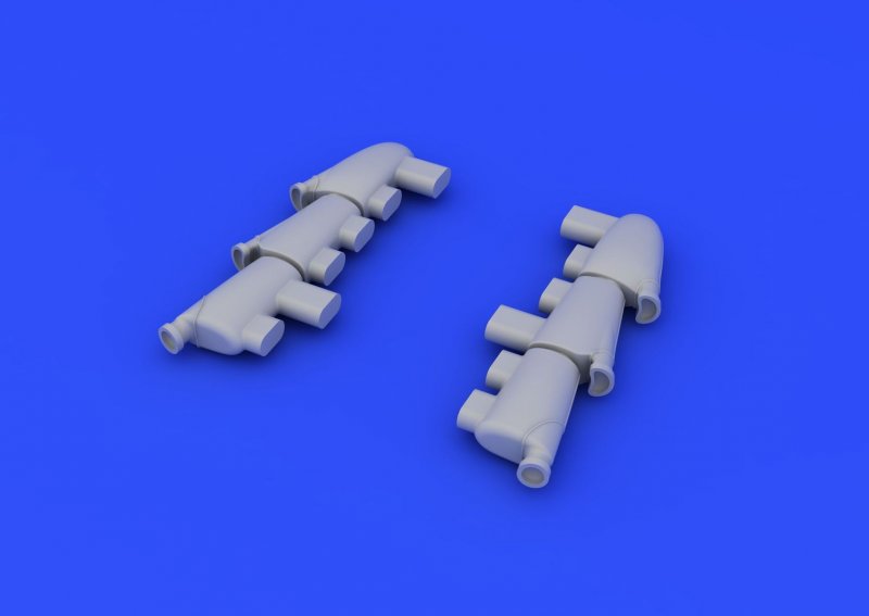 8591437498260 - Hawker Hurricane MkI - Exhaust stacks [Airfix]