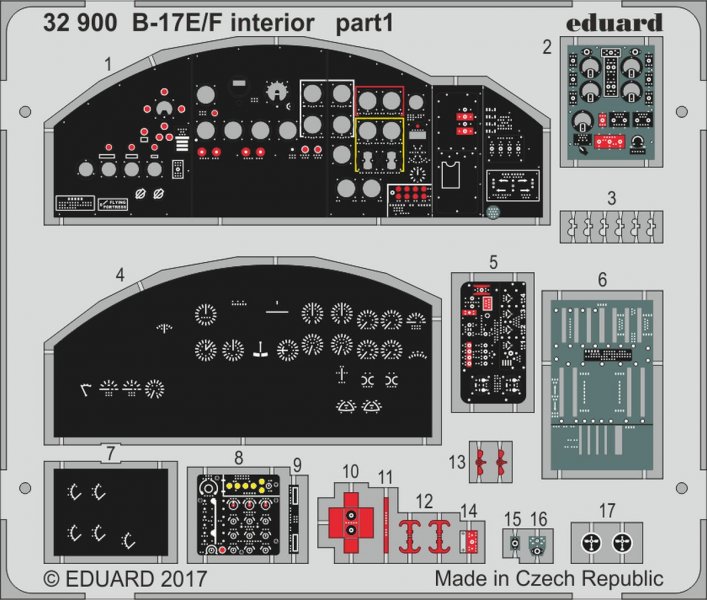 8591437518517 - Boeing B-17E F - Interior [HKM]