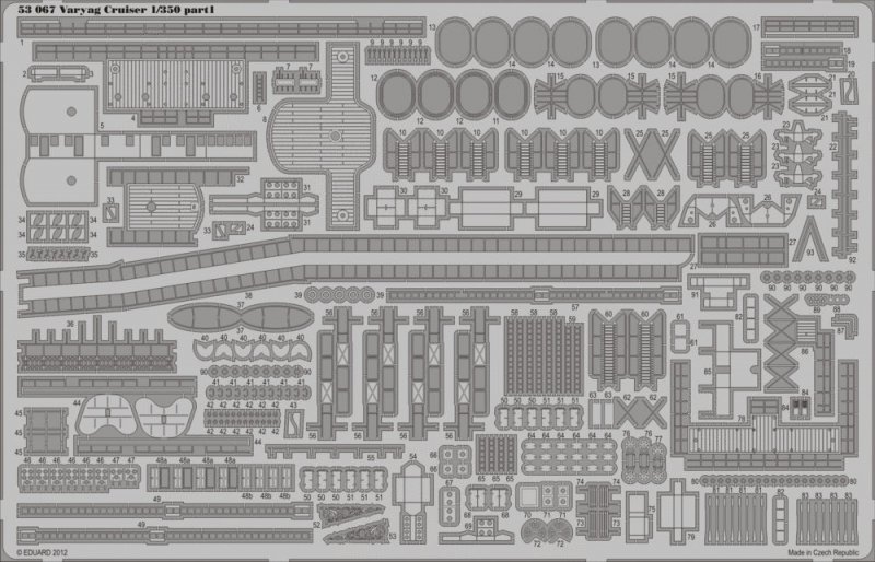 8591437530670 - 53067 - Varyag Cruiser for Zvezda in 1350