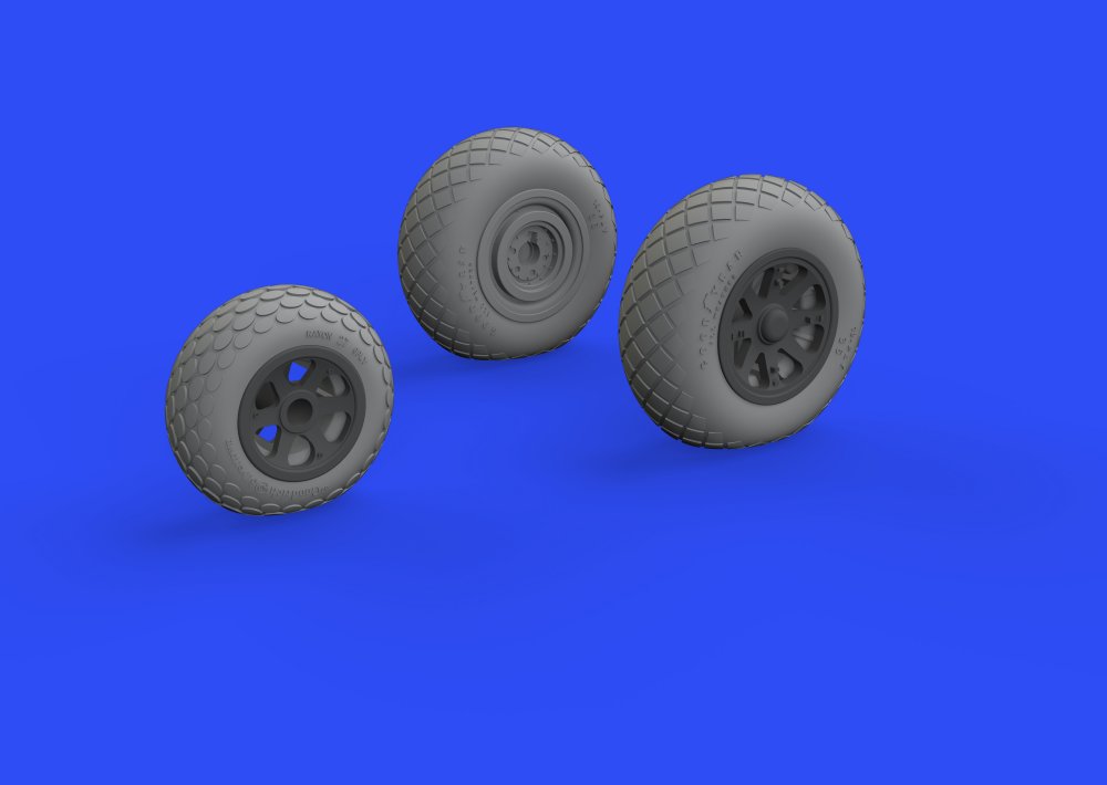 8591437544226 - 648515 - P-38F G wheels for Tamiya in 148