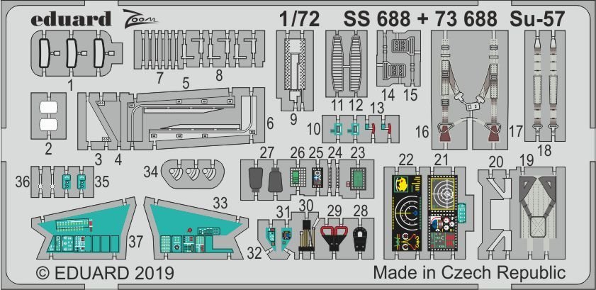 8591437545001 - Sukhoi Su-57 [Zvezda]