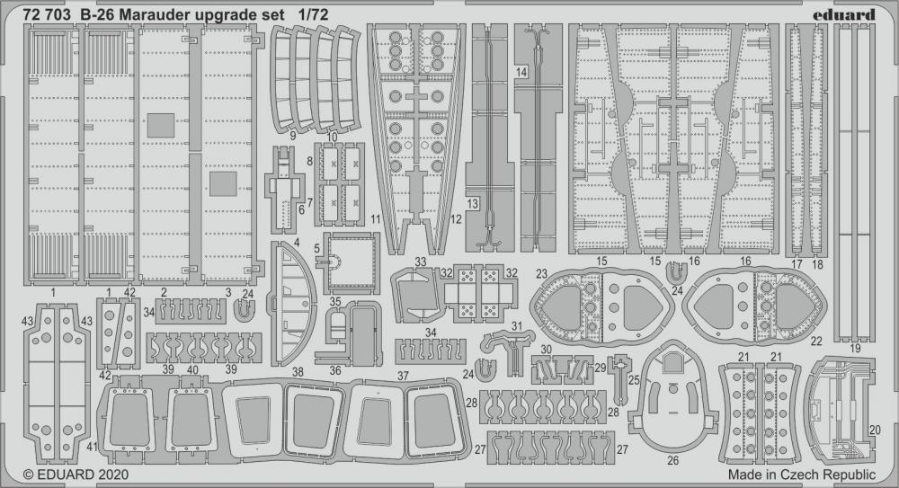 8591437549443 - 72703 - B-26 Marauder upgrade set for Eduard in 172