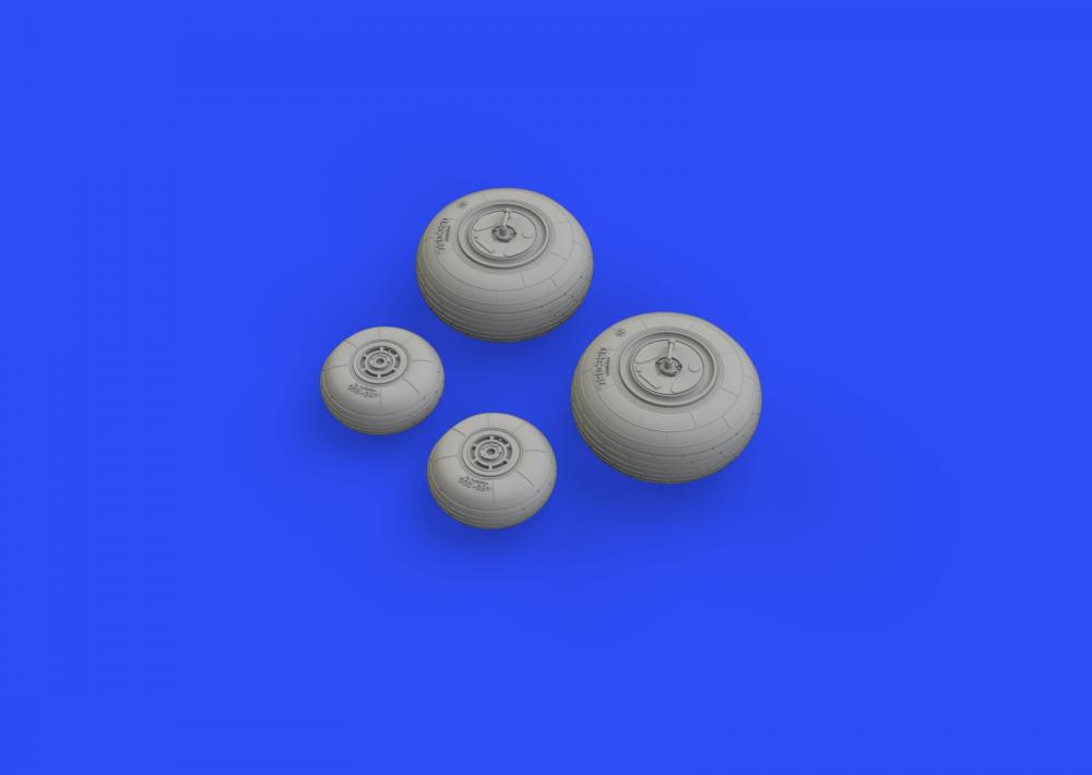 8591437550562 - 648573 - Mi-24V wheels for Zvezda in 148