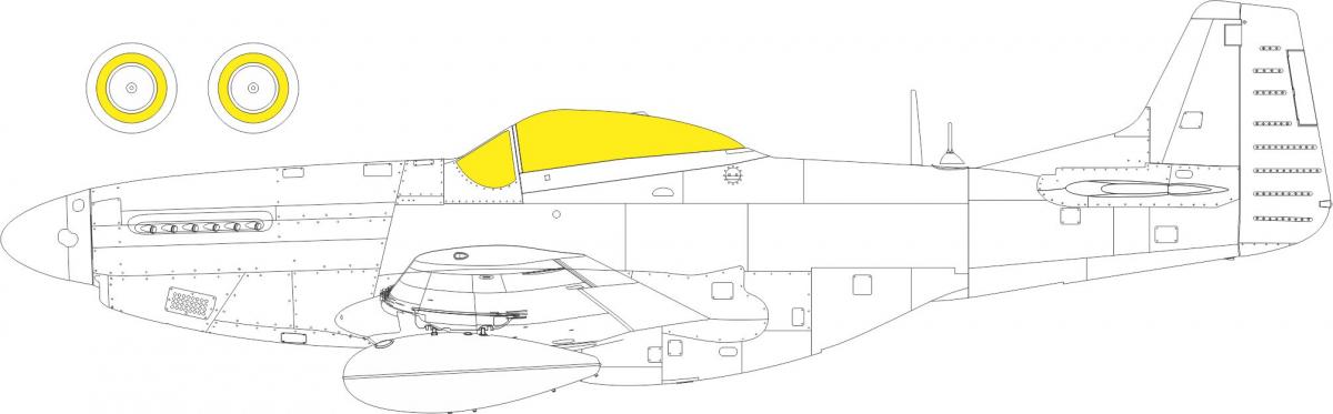 8591437561445 - P-51K Mustang - TFace [Eduard]