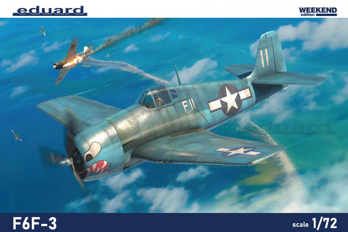 8591437562619 - Eduard Plastic Kits 7457 - F6F-3  Weekend edition in 172