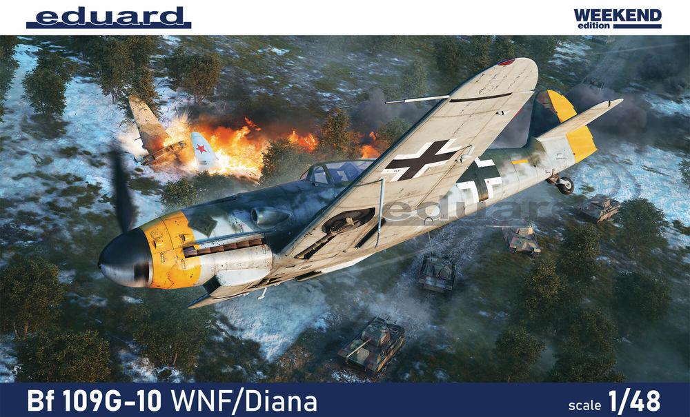 8591437567904 - Eduard Plastic Kits 84182 - 148 Bf 109G-10 WNF Diana Weekend edition 8591437567904 - Eduard Plastic Kits 84182 - 148 Bf 109G-10 WNF Diana Weekend edition