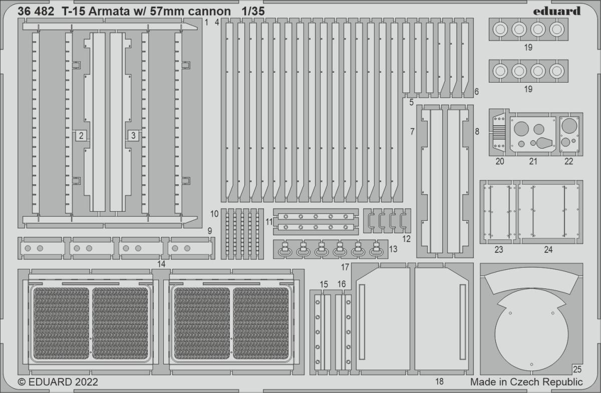 8591437568406 - 36482 - 135 T-15 Armata w 57mm cannon 1 35 8591437568406 - 36482 - 135 T-15 Armata w 57mm cannon 1 35