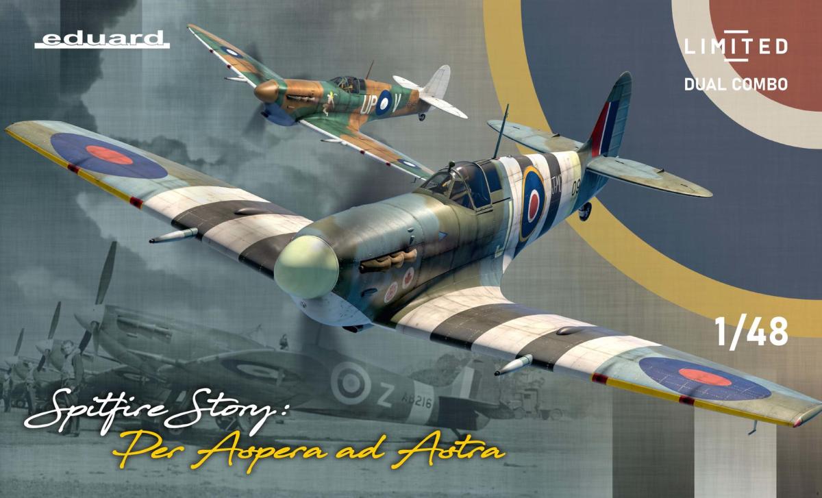 8591437568635 - Eduard Plastic Kits 11162 - 148 SPITFIRE STORY Per Aspera ad Astra DUAL COMBO