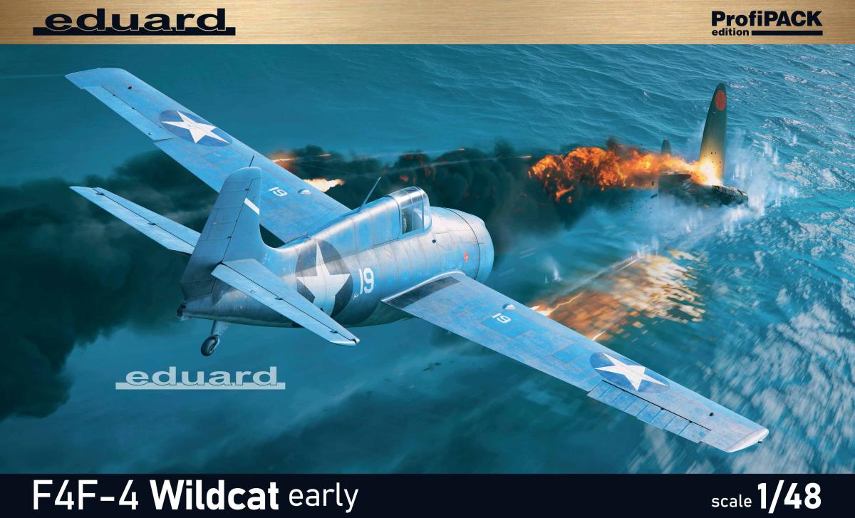 8591437573103 - Eduard Plastic Kits 82202 - 148 F4F-4 Wildcat early Profipack